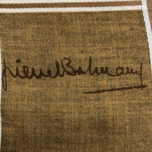 Pierre Balmain Pocket Square / Handkerchief - Picture 3 of 6